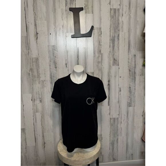 Calvin Klein black blouse - Picture 1 of 8